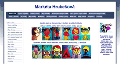 Desktop Screenshot of marketahrubesova.cz