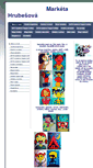 Mobile Screenshot of marketahrubesova.cz